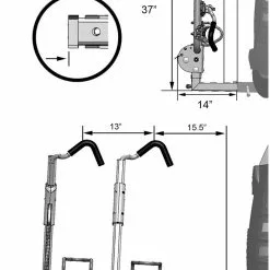 Hollywood TRS E-Bike / Fat Bike Hitch Rack Racks / Storage