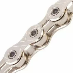 Chains / Chain Guides Kmc X101 Single Speed Bike Chain 112 Links Nickel Silver