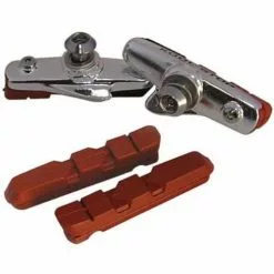 Kool Stop Dura Ace Road Brake Shoe Pads W/Holder Salmon Brake Pads, Parts & Accessories