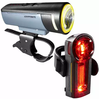 Kryptonite Incite X6/XBR USB Front & Rear Light Set 1 Kryptonite Incite X6/XBR USB Front & Rear Light Set