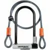 Kryptonite Kryptolok Standard U-Lock Shackle W/Flex Cable 4 X 9"