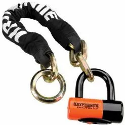 Kryptonite New York Noose 1275 & Evolution 4 Disc Lock 2.5ft. Locks