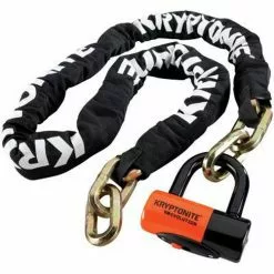 Kryptonite New York Chain 1217 & Evolution Disc Key Lock 170cm