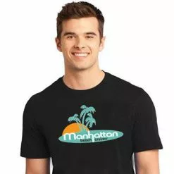 T-Shirts Manhattan Beach Cruiser Palm Tree T-Shirt