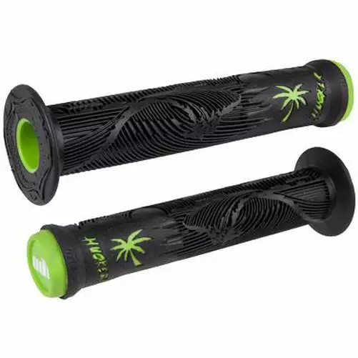 ODI Hucker BMX Signature Soft Grips W/ Flange 160mm 2 ODI Hucker BMX Signature Soft Grips W/ Flange 160mm