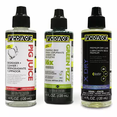 Cleaners / Lubricants Pedros Essential Bike Care Kit II 1 Cleaners / Lubricants Pedros Essential Bike Care Kit II