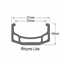 Shimano Sun Rhyno Lite Disc / V-Brake Wheels 26