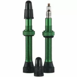 Slime STR Presta Tubeless Valve Stems Aluminum 44mm Tubes / Accessories