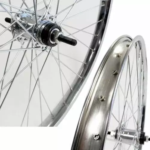 KT PRODUCTS Wheelsets KT 26" Chrome Cruiser Steel Wheels Coaster Brake 3/8" Bolt 1 KT PRODUCTS Wheelsets KT 26" Chrome Cruiser Steel Wheels Coaster Brake 3/8" Bolt