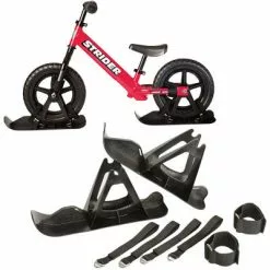 Strider Sports Snow Skis For Strider Balance Kids Bike Child Carriers