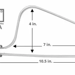 TiGr Mini Security Titanium Bike U-Lock Shackle W/Mounting Clip Locks