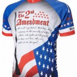 World Jerseys 2nd Amendment Mens Cycling Jersey