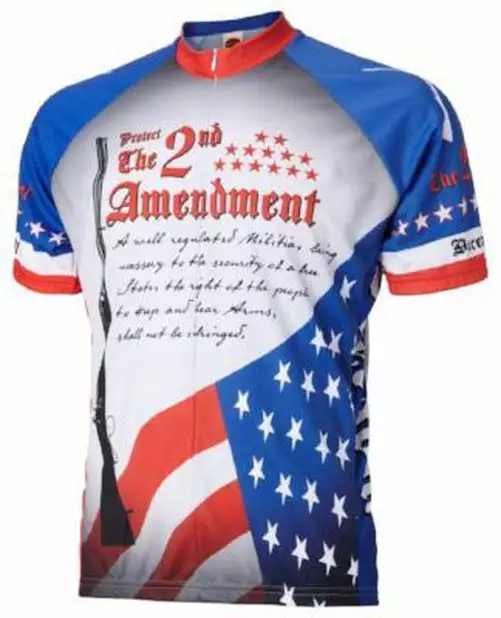 World Jerseys 2nd Amendment Mens Cycling Jersey 1 World Jerseys 2nd Amendment Mens Cycling Jersey