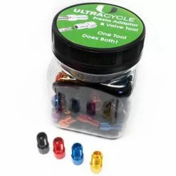 Tubes / Accessories Ultracycle Presta Valve Adapter & Valve Remover Tool Bulk Box