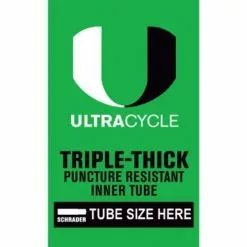 Ultracycle Premium Triple Thick Thorn & Puncture Resistant Tube ALL SIZES AVAILABLE! BMX