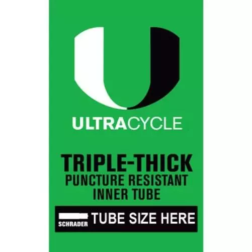 Ultracycle Premium Triple Thick Thorn & Puncture Resistant Tube ALL SIZES AVAILABLE! BMX 1 Ultracycle Premium Triple Thick Thorn & Puncture Resistant Tube ALL SIZES AVAILABLE! BMX