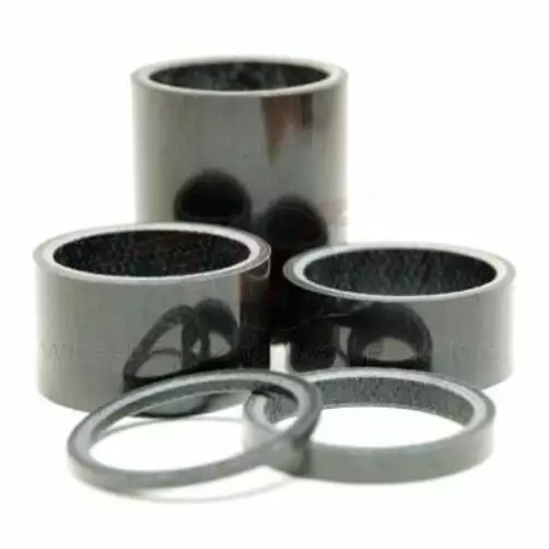 Wheels Manufacturing Carbon Headset Spacer 1-1/8" 1 Wheels Manufacturing Carbon Headset Spacer 1-1/8"