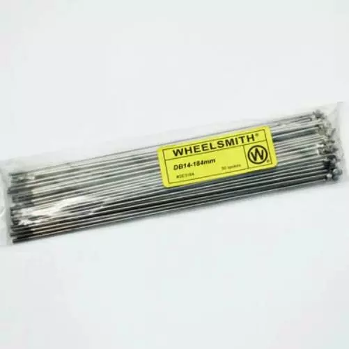 WheelSmith Spokes Double Butted 14/15g SS 50 Count DB14 Spokes / Nipples 2 WheelSmith Spokes Double Butted 14/15g SS 50 Count DB14 Spokes / Nipples