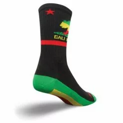 Sock Guy SGX Rasta Cali Socks 6"