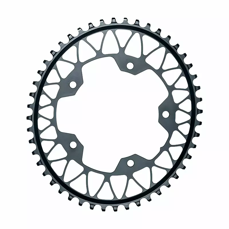 Absolute Black Gravel 1x Oval Chainring 110mm 5-Arm 1/9/10/11/12sp Chainrings 2 Absolute Black Gravel 1x Oval Chainring 110mm 5-Arm 1/9/10/11/12sp Chainrings