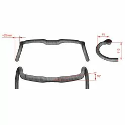 Fsa K-Wing AGX Carbon Handlebar 31.8mm