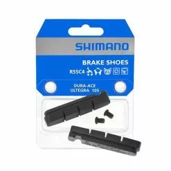 Shimano Dura Ace - Ultegra - 105 R55C4 Brake Pad Inserts W/ Fixing Bolts Brake Pads, Parts & Accessories