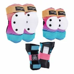 Triple Eight Saver Series Pads 3-Pack Elbow/Knee/Wrist Guards